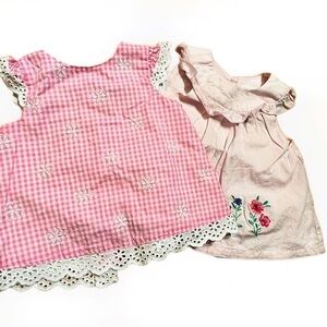 Adorable Set of two 3 month dresses
